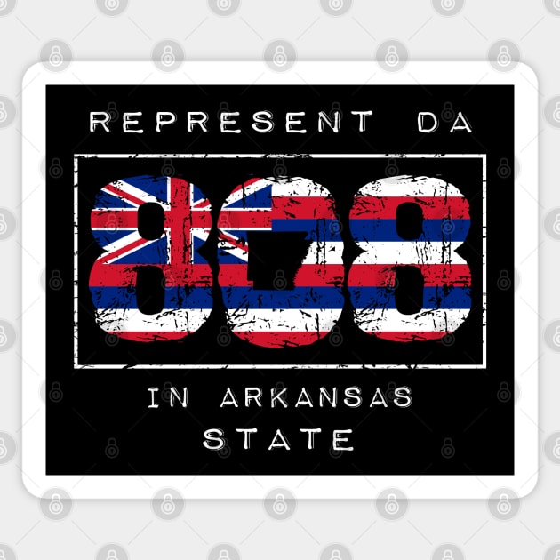 Rep Da 808 in Arkansas State by Hawaii Nei All Day Sticker by hawaiineiallday